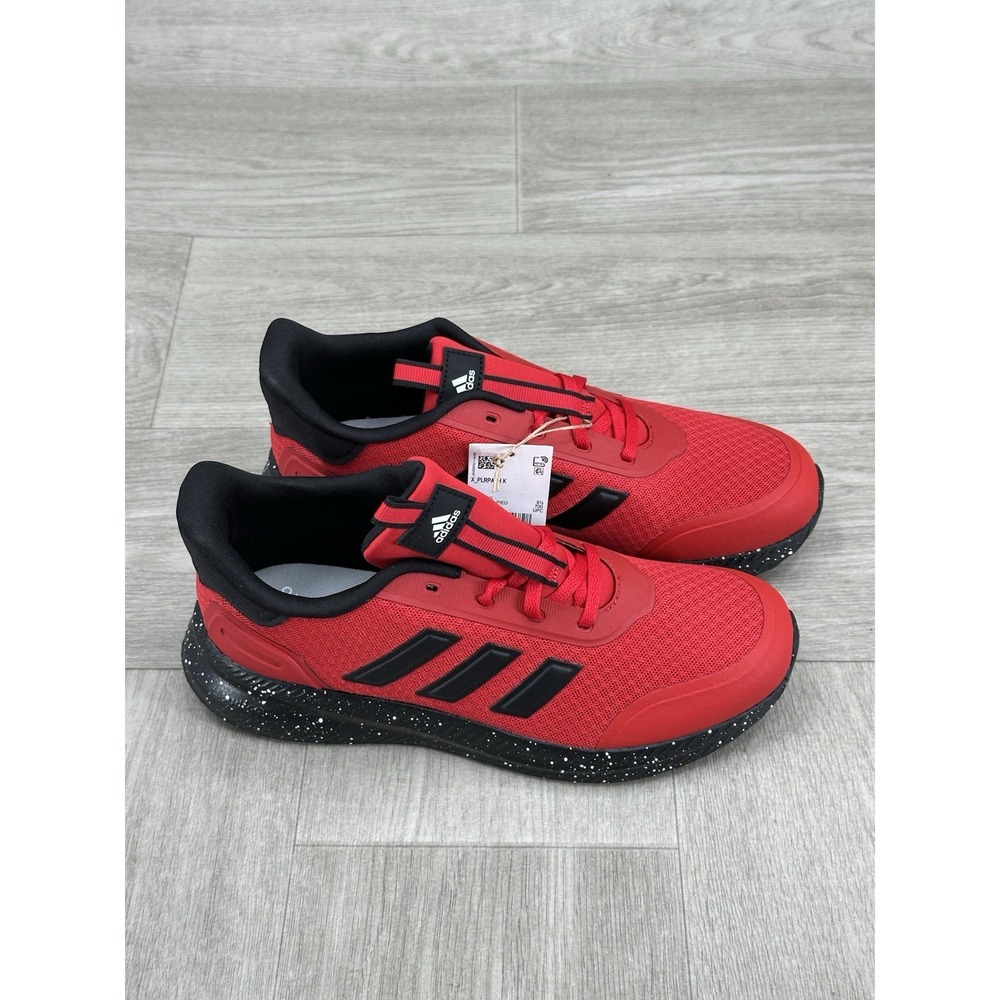 Adidas X_PLRPATH K Kids Shoes Size 7 Red Black Speckled JI0481 NWB Sneakers